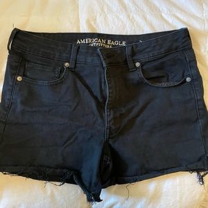 American Eagle Black Jean Shorts
